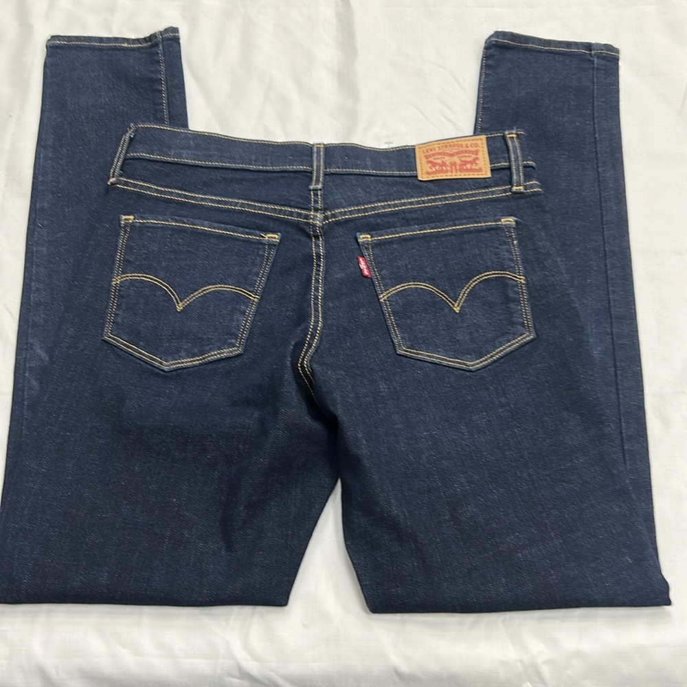 Levi's Dark Blue 311 Shaping Skinny Denim Jeans - Picture 4 of 8